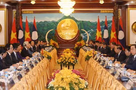 Entretien entre Nguyen Phu Trong et Bounnhang Vorachith
