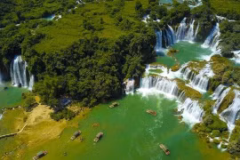 Voir la cascade de Ban Giôc et la redécouvrir