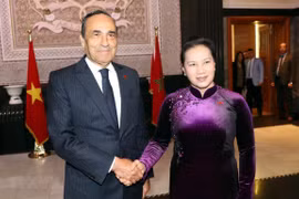 Entretien entre la présidente de l'AN vietnamienne et le président de la Chambre des Représentants marocaine