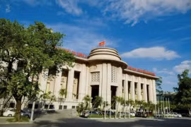 Siège de la Banque d'État du Vietnam à Hanoi. Photo : VNA
