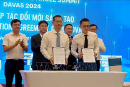 Le Département des Sciences et Technologies de la ville de Da Nang signe un accord de coopération avec KILSA Global. Photo: VNA