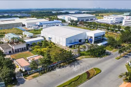 Le parc industriel de Long Hau 1, dans le district de Can Giuoc, province de Long An. Photo: VNA