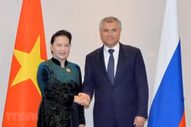 Entrevue entre la présidente de l’AN du Vietnam et le président de la Douma d'Etat de Russie