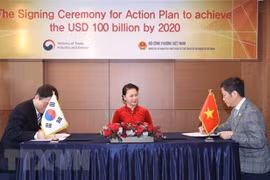 Le Vietnam et la R. de Corée ciblent 100 milliards d’USD d’échanges commerciaux en 2020
