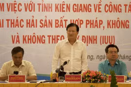 Pêche INN : le vice-Premier ministre Trinh Dinh Dung travaille avec Kien Giang