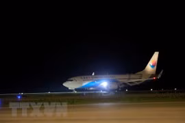 L’aéroport international de Van Don accueille le premier vol étranger