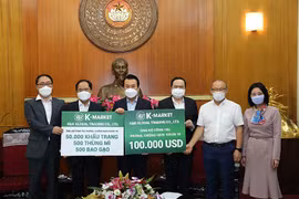 COVID-19: K-Market offre 100.000 USD au Vietnam