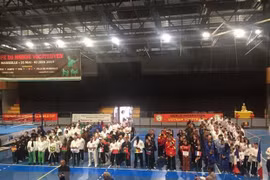 France: Ouverture de la coupe du monde des arts martiaux traditionnels vietnamiens à Marseille