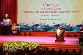 Célébration du 130e anniversaire du président du Comité permanent de l'AN Nguyen Van To