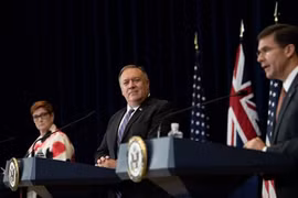 L’AUSMIN 2020 dénonce les revendications territoriales de la Chine