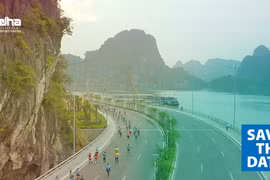 Marathon : 2.500 athlètes suivent la ligne bleue et embrassent Ha Long