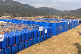 Le Myanmar opère une saisie record des drogues de synthèse 
