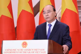 Le PM Nguyên Xuân Phuc à l’ouverture en ligne de la 17e Foire Chine-ASEAN