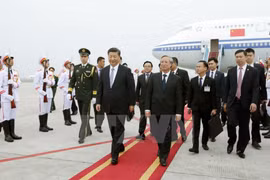 Le dirigeant chinois Xi Jinping est arrivé à Hanoï, entamant sa visite d’Etat au Vietnam