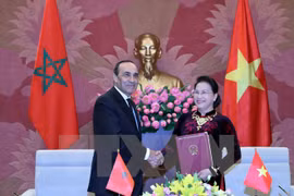 Le président de la Chambre des représentants du Maroc termine sa visite au Vietnam