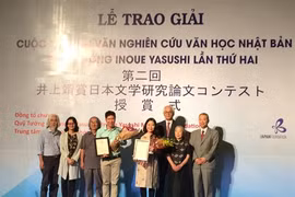 Remise des prix de la 2e édition du concours «Inoue Yasushi»
