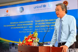 Ninh Thuan et l’UNICEF coopèrent face aux changements climatiques 