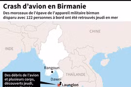 Crash d'avion au Myanmar : 29 corps repêchés en mer