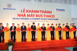 Inauguration de l’usine de fabrication d’autobus de Thaco
