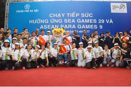 La 6e étape de la course de relais en l’honneur des Sea Games 29 à Hanoi