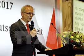 Célébration de la Journée de la Réunification de l'Allemagne à HCM-Ville 