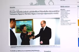 La presse tchèque couvre la visite de la présidente de l’AN Nguyên Thi Kim Ngân