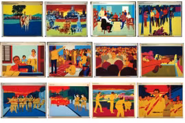 Exposition cubaine de peintures et d’affiches à Hanoi
