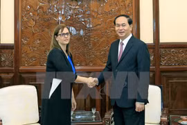 Le président Trân Dai Quang reçoit l'ambassadrice israélienne Meirav Eilon Shahar 