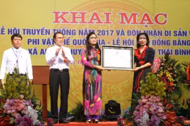 Thai Binh : le festival du temple Dong Bang reconnu comme patrimoine national