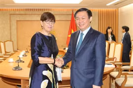 Le vice-PM Vuong Dinh Hue reçoit des ambassadeurs étrangers