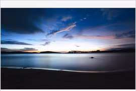 Crépuscule près du puits Tiên.