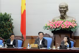 Le PM Nguyen Tan Dung préside la réunion. (Source: VNA)