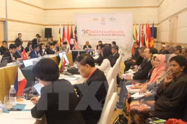 Une séance de travail de l'ASEAN. 