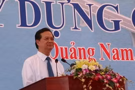 Quang Nam: mise en chantier du pont de Cua Dai