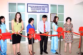 Cérémonie d’inauguration du CIV, le 1er avril à HCM-Ville.