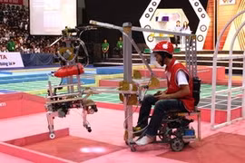 Concours international de Robotics. (Photo: Tran Le Lam/VNA)