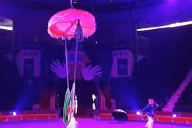 La troupe du cirque du Vietnam a remporté une médaille d’or pour son numéro de trapèze. Photo : Internet