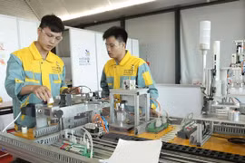 Les candidats vietnamiens ont participé au concours de qualification professionnelle de l'ASEAN. Photo: VNA