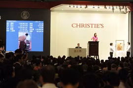 Le tableau La marchande de riz a été vendu aux enchères le 25 mai à Hong Kong (Chine) pour la coquette somme de 390.000 dollars (Source: CVN)