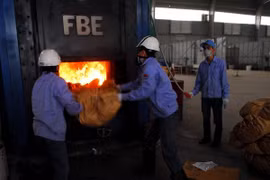 Traitement des déchets solides. Source: VNA