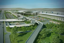 Maquette de l'aéroport international de Long Thanh. (Source : VNA)