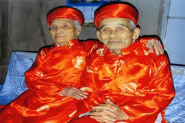 Le couple Truong Triêm - Trân Thi Chau.