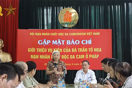 Tran To Nga lors d'une rencontre avec la presse. Source: VOV