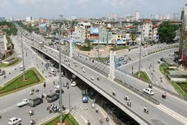 Noeud de communication de Nga Tu So du projet de périphérique No2 de Hanoi. (Source: tintuc.nhadat.vn)