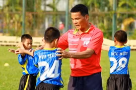 L'entraînement des footballeurs en herbe. (Source: AVI) 