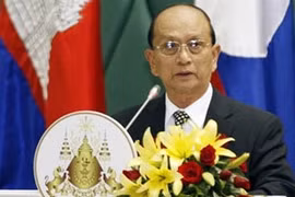 Le président du Myanmar U Thein Sein. Source : AFP