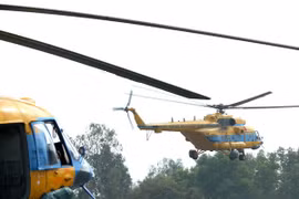 Les avions du Vietnam participant aux opérations de recherche du vol MH370. Photo : VNA