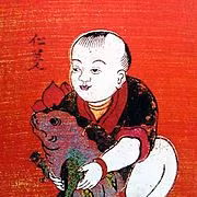 Un estampe populaire de Dông Hô. Source: Internet