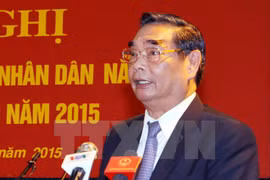 Le Hong Anh - membre du Bureau politique et permanent du Comité central du PCV. Photo: VNA