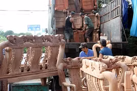L’Afrique du Sud importe du Vietnam de bois et meubles en bois. Photo:VNA